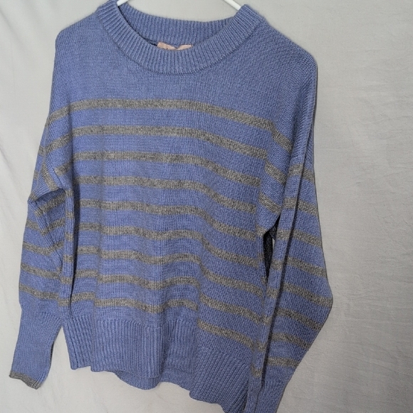 Philosophy Lavender and Gray Striped Sweater - Picture 7 of 7